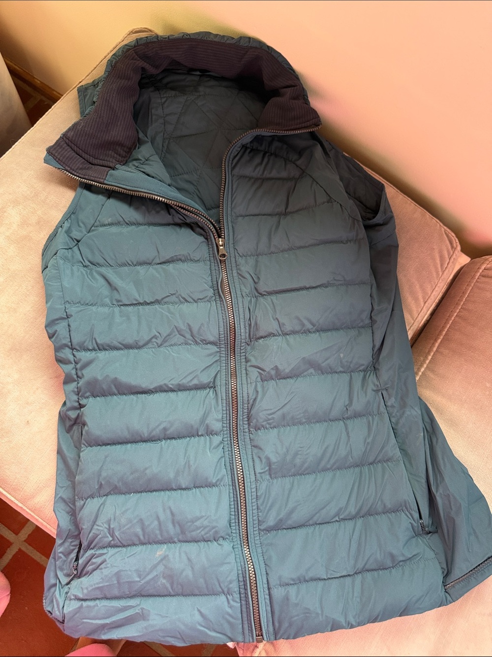 lululemon athletica Teal Quilted Insulated Vest